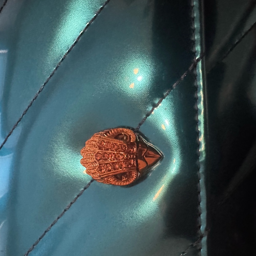 Metallic Teal wallet
